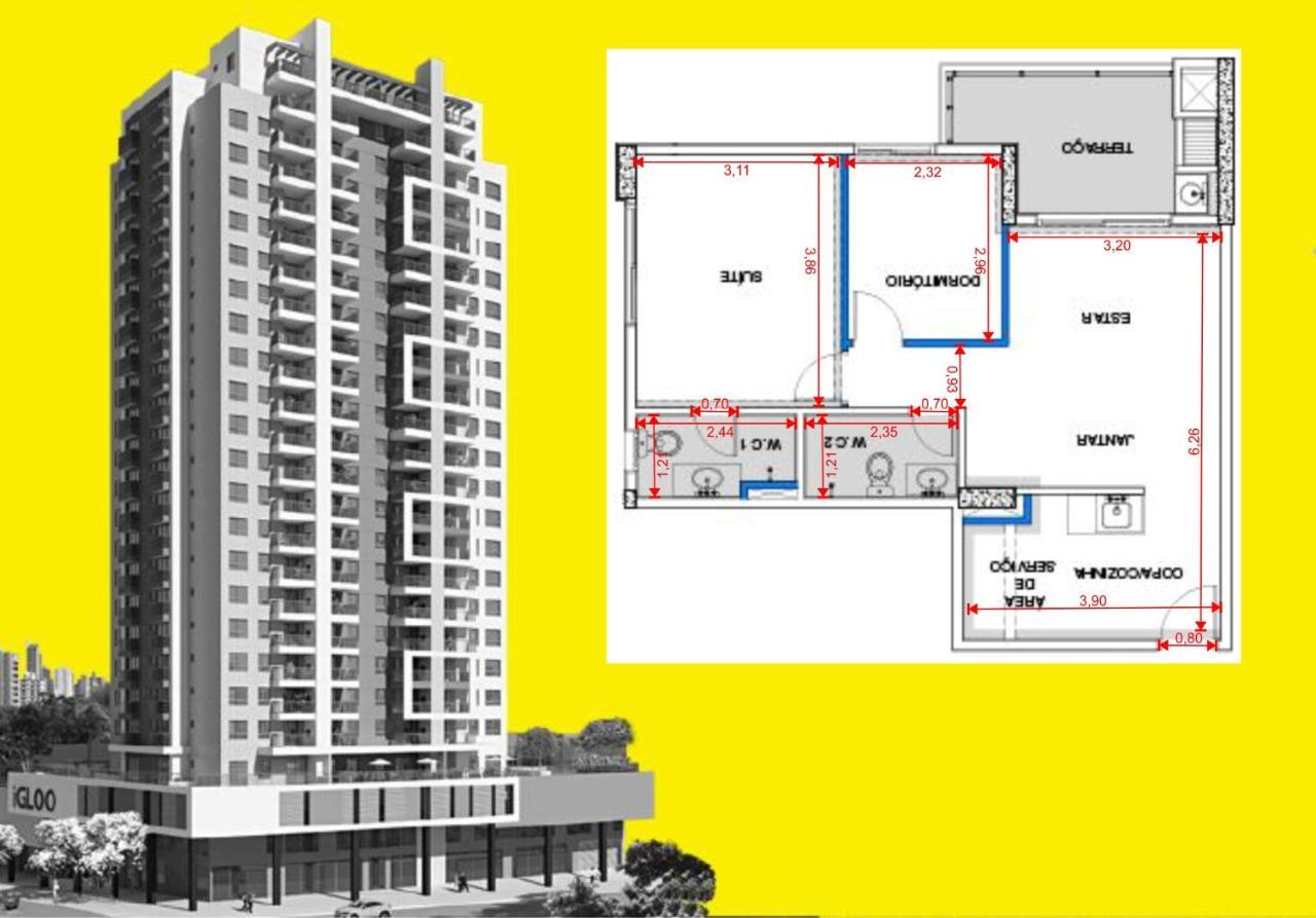 I055B- Harmony Home, 2 Quartos Com Garagem Curitiba Buitenkant foto